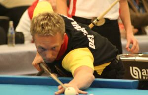 Thorsten Hohmann at the European Pool Championship 2008 in Willingen (Photo: Sebastian Voigt under CC BY 3.0)